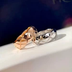 Nhẫn cặp đôi LAMY Coco Crush Ring Silver Ring 8219 — ảnh 6
