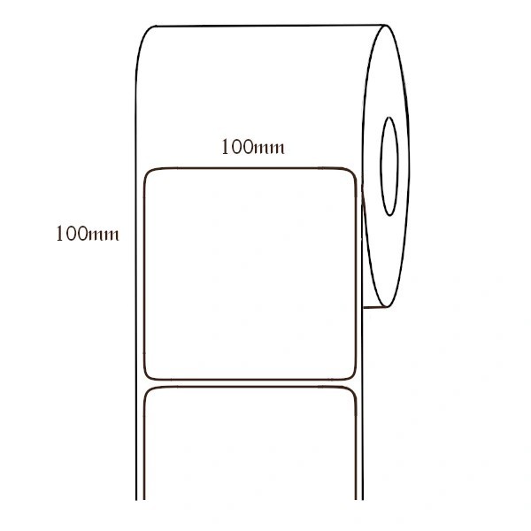 Giấy In Tem 100x100 mm in đơn Giao Hàng Decal Nhiệt 100*100 In Mã Vạch Giấy nhiệt in nhiệt Giấy in đơn hàng