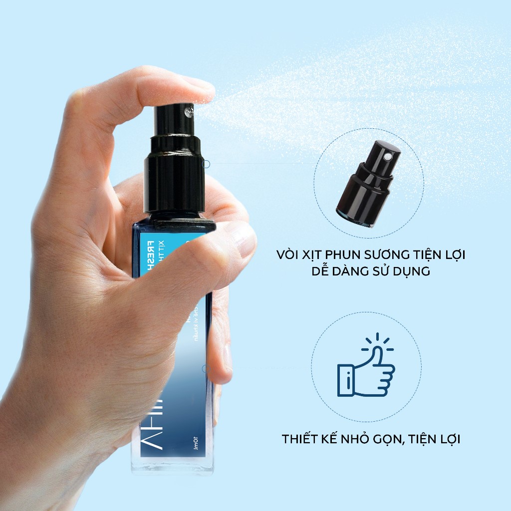 Ảnh Xịt thơm miệng mát lạnh UMIHA (10ml) ngừa sâu răng - Thơm miệng tức thì, sạch miệng và loại bỏ vi khuẩn gây mùi 2