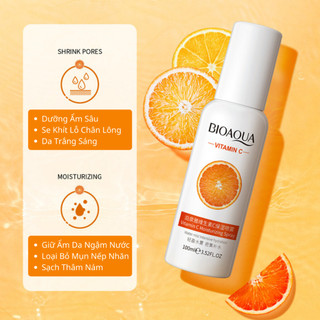 Xịt Khoáng Vitamin C Dưỡng Trắng Da Giữ Ẩm Da Ngậm Nước Se Khít Lỗ Chân Lông Loại Bỏ Nếp Nhăn Vết Thâm Nám Thâm Mụn