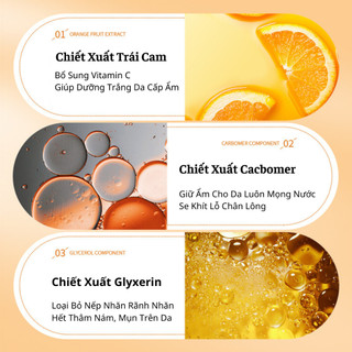 Xịt Khoáng Vitamin C Dưỡng Trắng Da Giữ Ẩm Da Ngậm Nước Se Khít Lỗ Chân Lông Loại Bỏ Nếp Nhăn Vết Thâm Nám Thâm Mụn