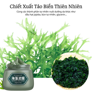 Mặt Nạ Tảo Biển Xanh Nhật Bản Dưỡng Ẩm Trắng Da Mịn Màng Se Khít Lỗ Chân Lông Mờ Thâm Nám Da 120g