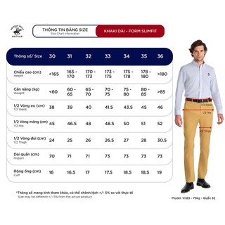 Beverly Hills Polo Club-Quần dài Nam Slim Fit Trắng Trơn - QKMSLW23V001