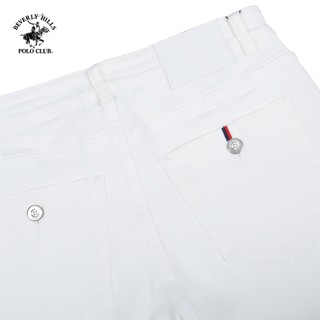 Beverly Hills Polo Club-Quần dài Nam Slim Fit Trắng Trơn - QKMSLW23V001