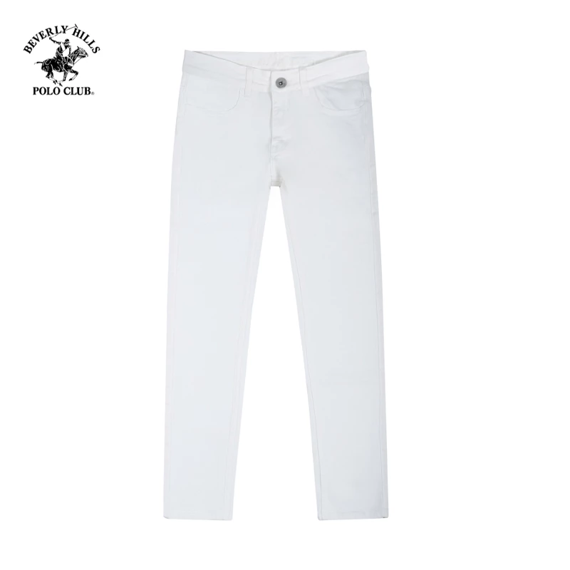 Beverly Hills Polo Club-Quần dài Nam Slim Fit Trắng Trơn - QKMSLW23V001 — ảnh 1