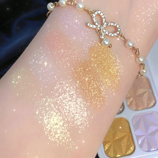 NYXKISS Hộp Phấn Nhũ Kim Tuyến Đánh Mắt Bắt Sáng 8 Màu Đa Chức Năng Tạo Hiệu Ứng Mắt Lung Linh