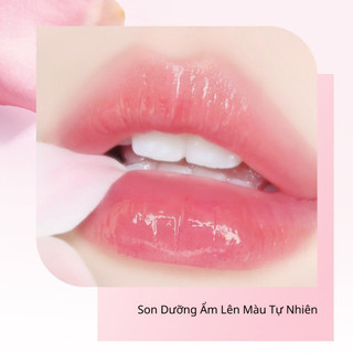 Son Dưỡng Ẩm Lên Màu Siêu Xinh Hết Khô Môi Loại Bỏ Thâm Viền Môi Lâu Dài Rosetimes