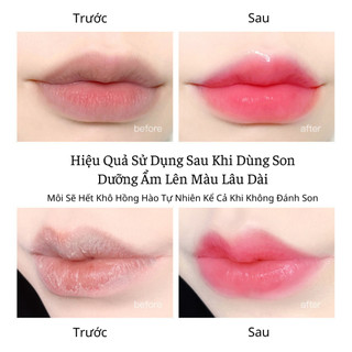 Son Dưỡng Ẩm Lên Màu Siêu Xinh Hết Khô Môi Loại Bỏ Thâm Viền Môi Lâu Dài Rosetimes