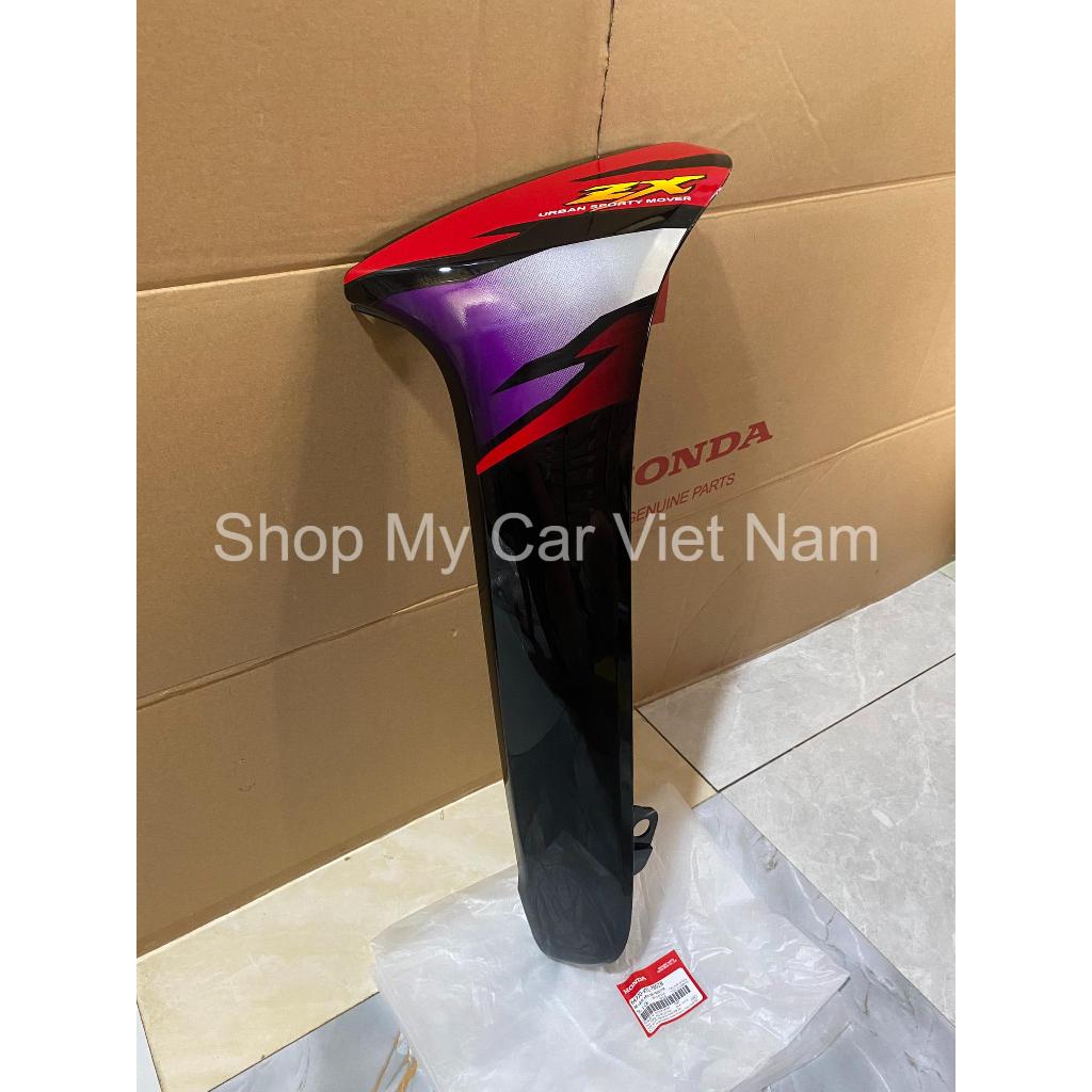 Cánh yếm bên trái - bửng yếm HONDA WAVE ZX màu Đỏ. (64770KTL780ZB