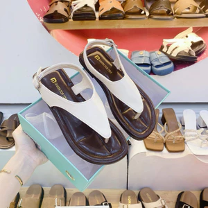 SANDAL SỎ NGÓN NỮ CHẤT DA MỀM HÀNG QC FULLBOX - GIÀY DÉP QUỲNH PÉ