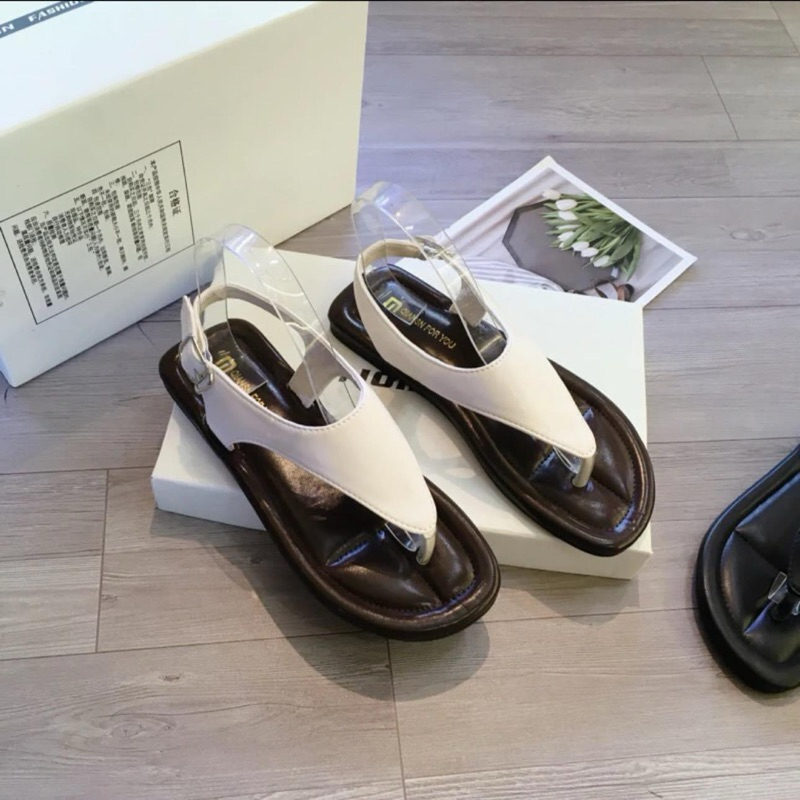 SANDAL SỎ NGÓN NỮ CHẤT DA MỀM HÀNG QC FULLBOX - GIÀY DÉP QUỲNH PÉ