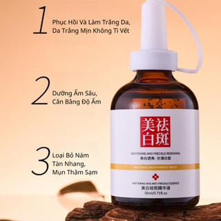 Serum Dưỡng Ẩm Trắng Da Xóa Sạch Thâm Nám Tàn Nhang Ngăn Ngừa Mụn Quay Trở Lại 50ml