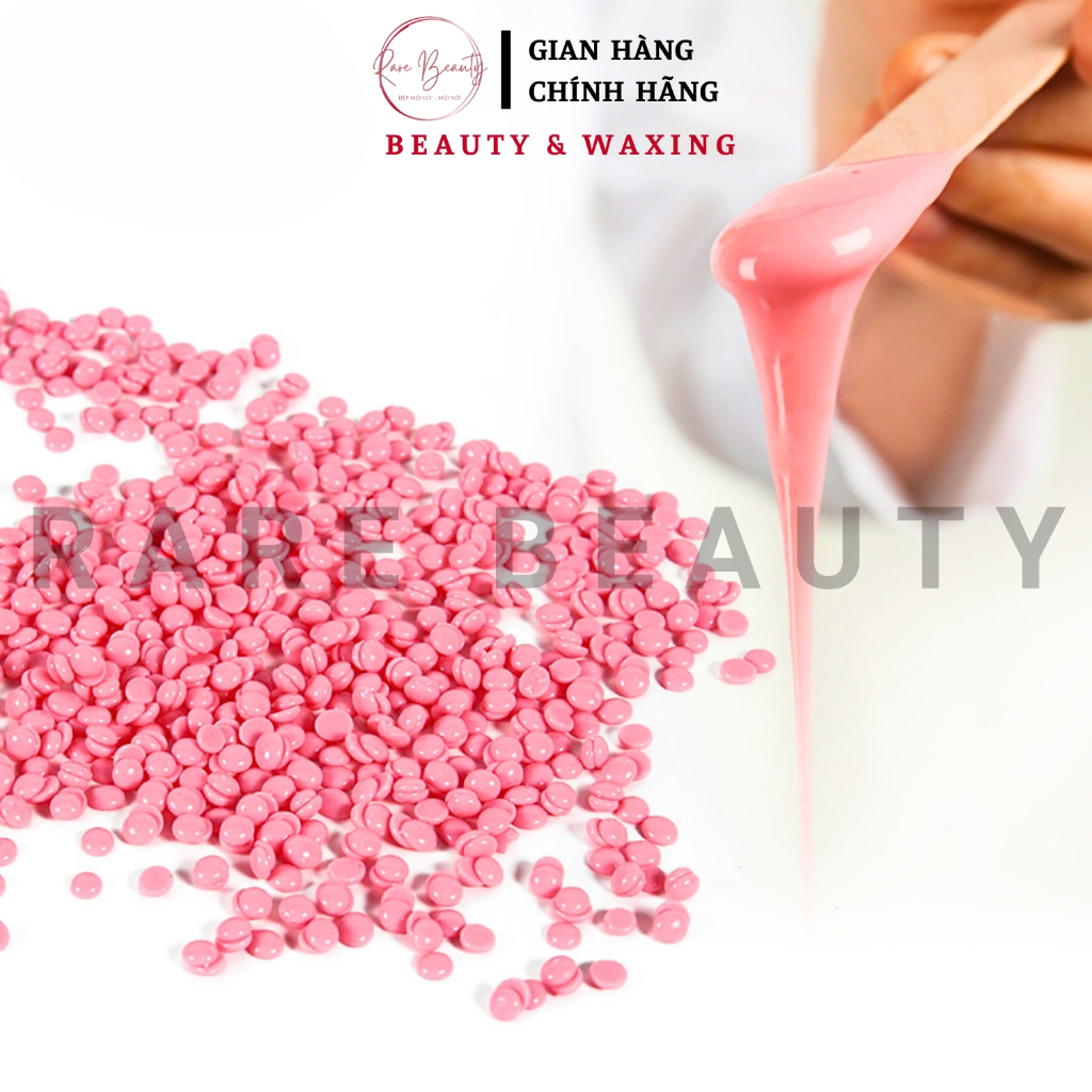 100G Sáp Wax Lông Dừa Hồng RARE BEAUTY Siêu Bám Lông Chất Sáp Cực Dẻo ...