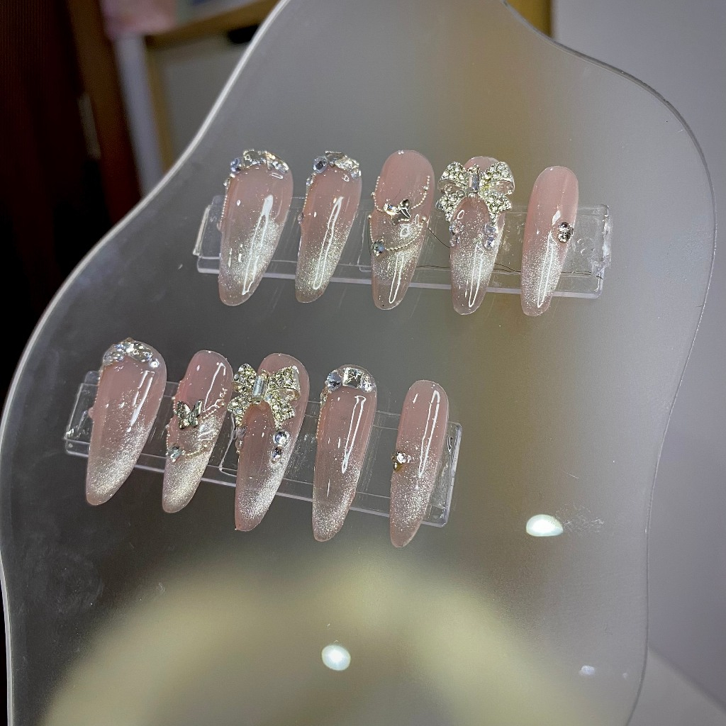 Nail box ,nail cô dâu, nail thiết kế , mẫu thạch mắt mèo cao cấp, nail hàn nhật trung bộ