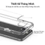Ốp Lưng LikgusVn Trong Suốt Viền TPU Chống Sốc Lưng Nhựa PC Cứng Chống Ố Vàng Cho IP11 Đến 17 Promax