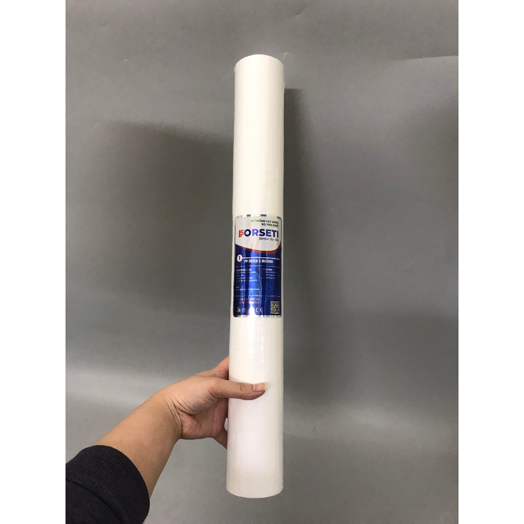 Bộ 3 lõi lọc thô số 1 20inch Forseti dùng cho cốc lọc 20inch Gầy
