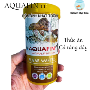 THỨC ĂN CHO CÁ TẦNG ĐÁY, LAU KÍNH AQUAFIN 11 ALGAE WAFERS 95G