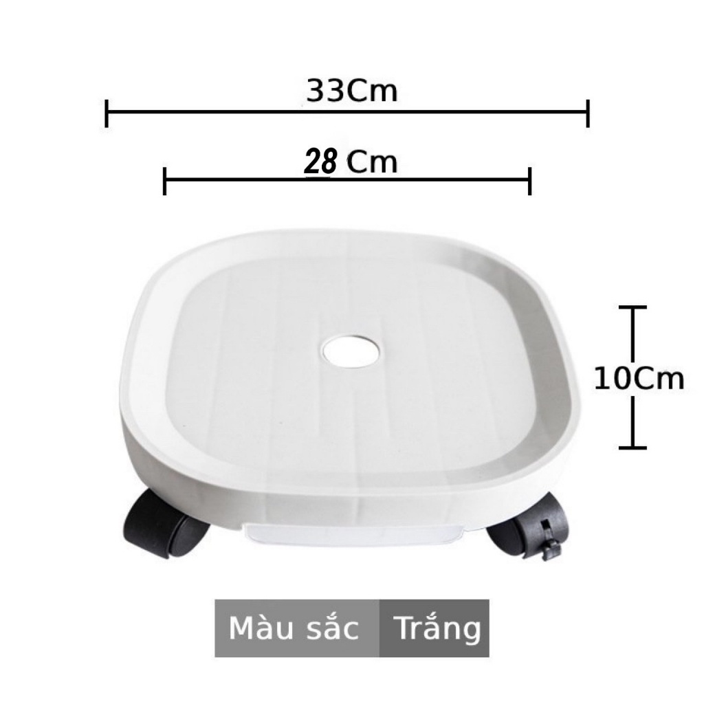 Đế Lót Chậu Hoa, Cây Cảnh Có Bánh Xe Di Chuyển Đa Năng