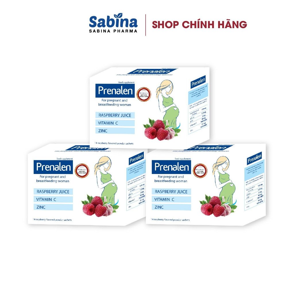 Ảnh 3H PRENALEN. Thực phẩm bảo vệ sức khoẻ hỗ trợ tăng đề kháng cho bà bầu, Nhập Châu Âu 24g. 1