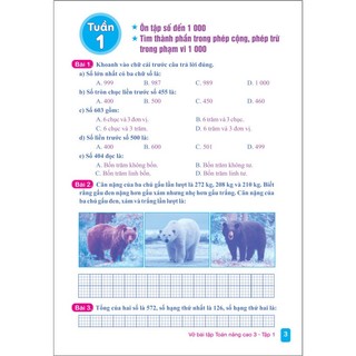 Sách - Vở Bài Tập Toán Nâng Cao 3 - Biên soạn theo chương trình GDPT mới - ndbooks