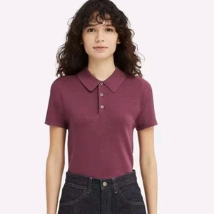 Áo polo len dệt kim nữ Uni*ql0* bigsize - dư xịn (44-63 kg)