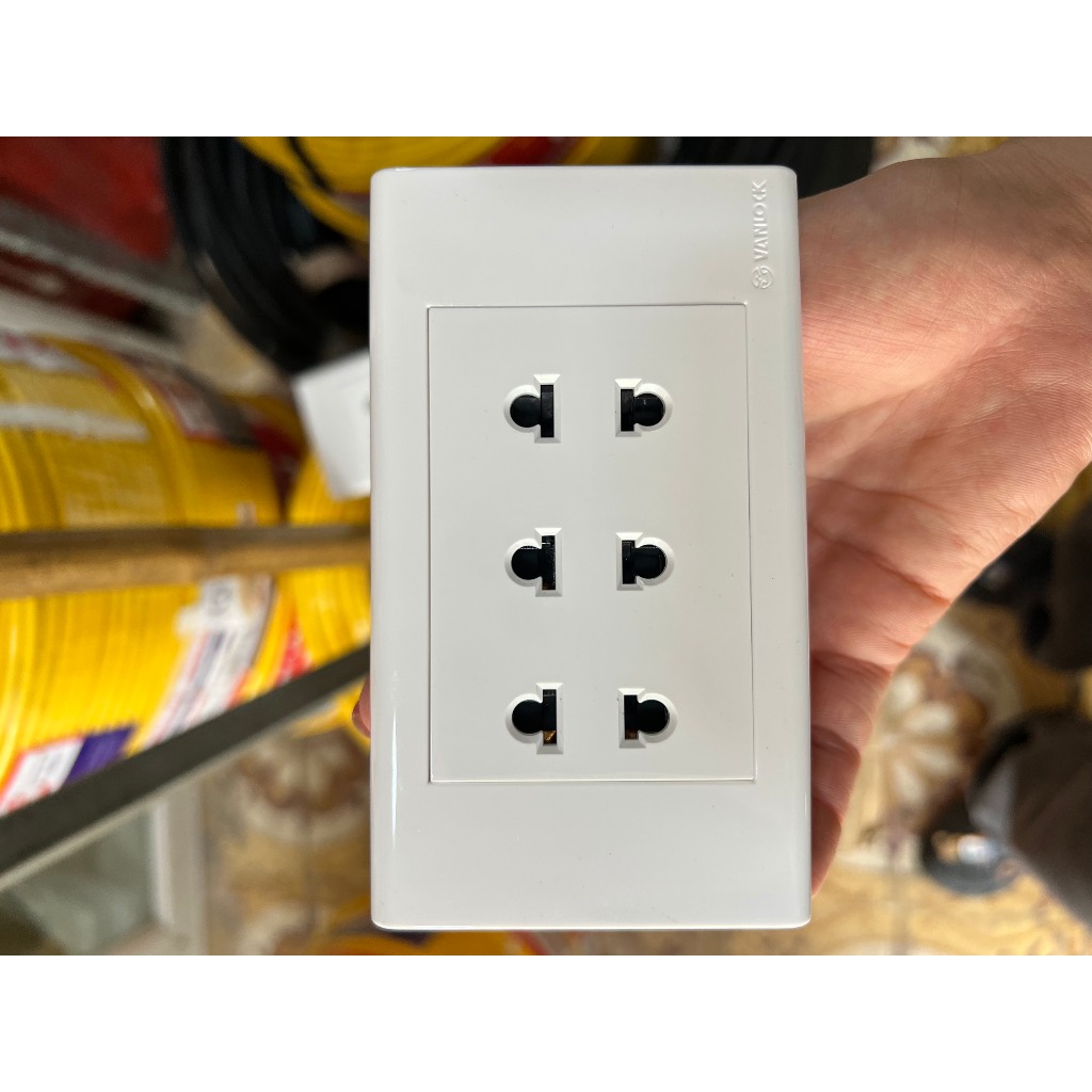 3 Ổ CẮM 2 CHẤU - 16A DÒNG S18U3 - SINO | Shopee Việt Nam