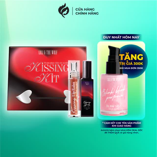 Bộ Quà Tặng BOX KISSING KIT Chăm Sóc Nụ Hôn Loli & The Wolf On: 1 Xịt Thơm Miệng 20ml + 1 Son Dưỡng Hôn 5ml Mùi Dưa Hấu