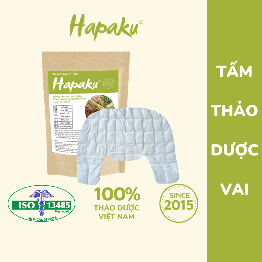 Ảnh Tấm Thảo Dược Thay Thế Của Đai Chườm Thảo Dược Vai Gáy Cắm Điện Hapaku 1