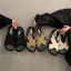 giày Sandal nữ hàn quốc dây TUA DUA Bản chéo đế siêu êm
