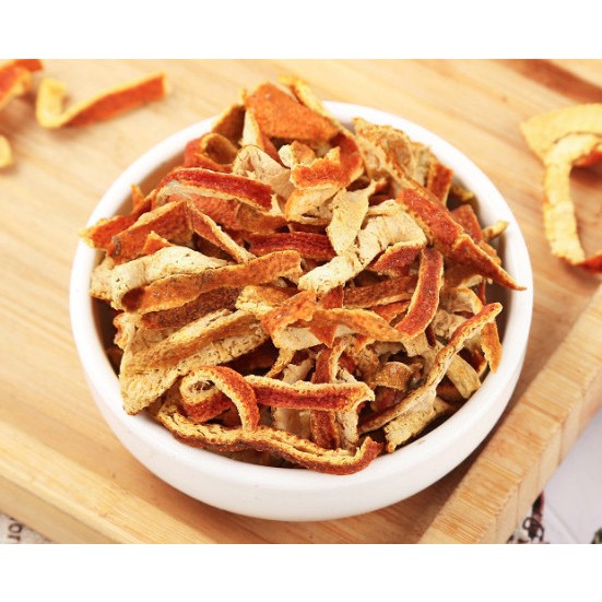 100g Trần bì Vỏ cam Vỏ quýt sấy khô sạch đẹp giúp giảm ho, đầy bụng