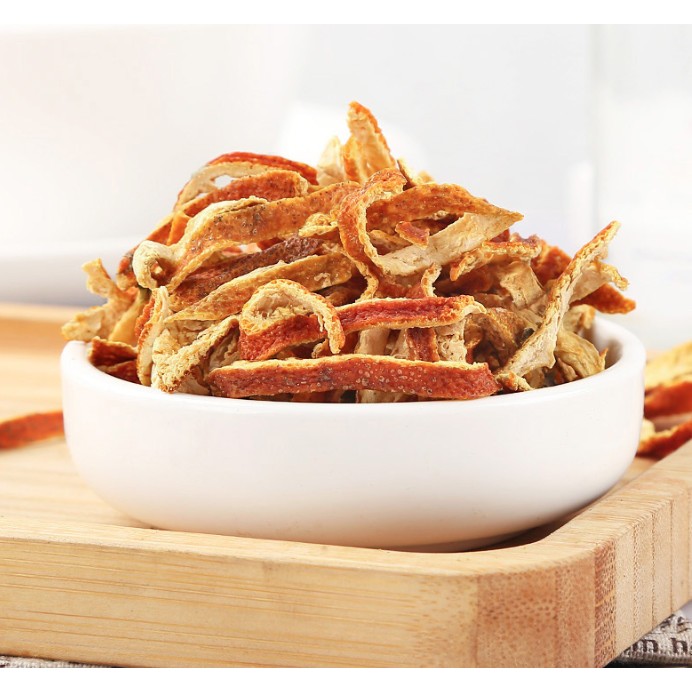 100g Trần bì Vỏ cam Vỏ quýt sấy khô sạch đẹp giúp giảm ho, đầy bụng