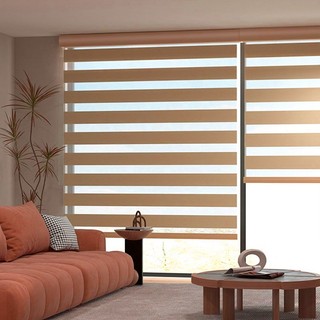 OOKAS Rèm Cửa Sổ Rèm Cầu Vồng Hàn Quốc Rèm cuốn Chống Nắng hai lớp rèm Phong Cách Hiện Dại