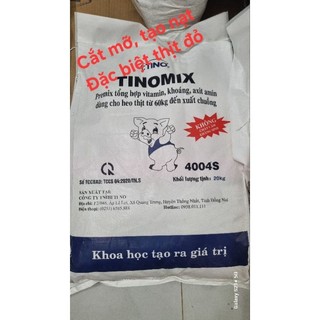 TINOMIX, Premix tổng hợp (TINOMIX 4002, 4004S, 4006S) túi 20 kg, bổ sung khoáng, Vitamin, axit amin cho vật nuôi