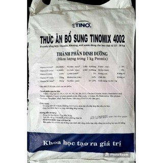 TINOMIX, Premix tổng hợp (TINOMIX 4002, 4004S, 4006S) túi 20 kg, bổ sung khoáng, Vitamin, axit amin cho vật nuôi