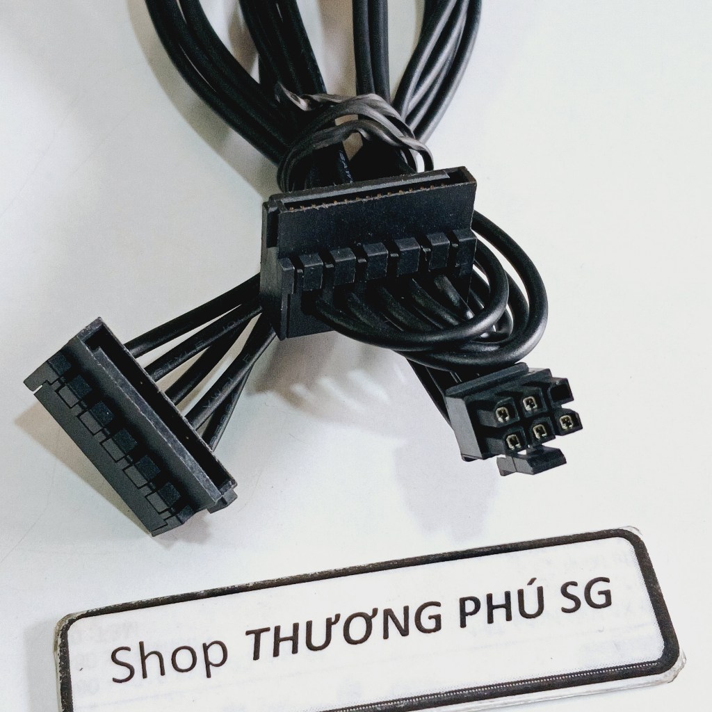Cáp Mini 6 Pin ra 2 Sata / 6 Pin Sata (Mini 6 Pin: 5mm x 8mm) / Cáp dài ...