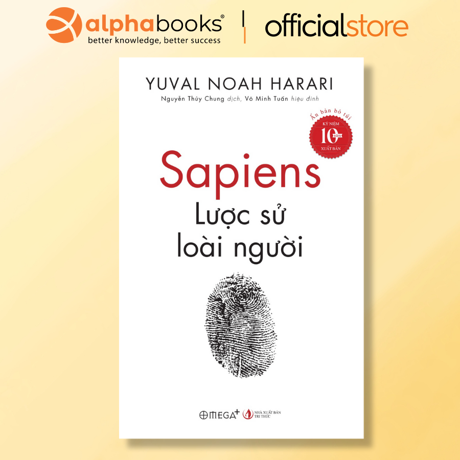 Sách - Sapiens Lược Sử Loài Người (Bản Bỏ Túi) - Omega Plus