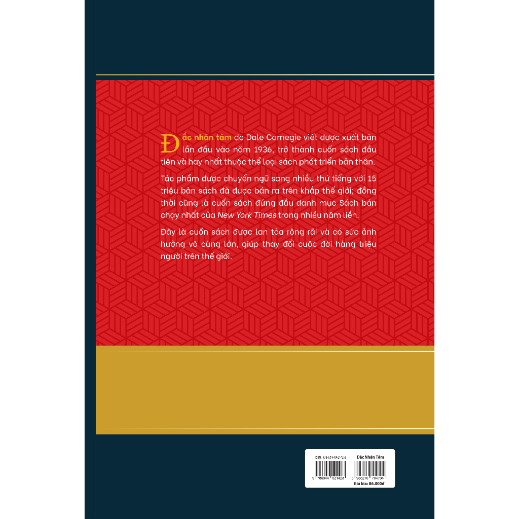 Sách - Đắc Nhân Tâm - How To Win Friends And Influence People - Dale Carnegie (Omega Plus)