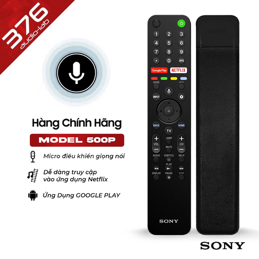 [CHÍNH HÃNG] REMOTE Sony Giọng Nói Model 500E/P/B - Mới 100% | Shopee ...