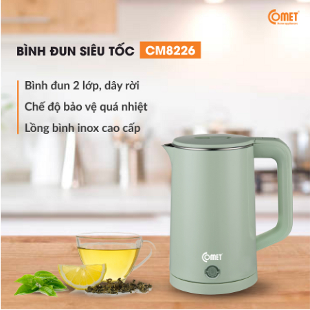 Co h a t c Binh un sieu t c 2 l p 1.8L COMET CM8226 Shopee Vi t Nam