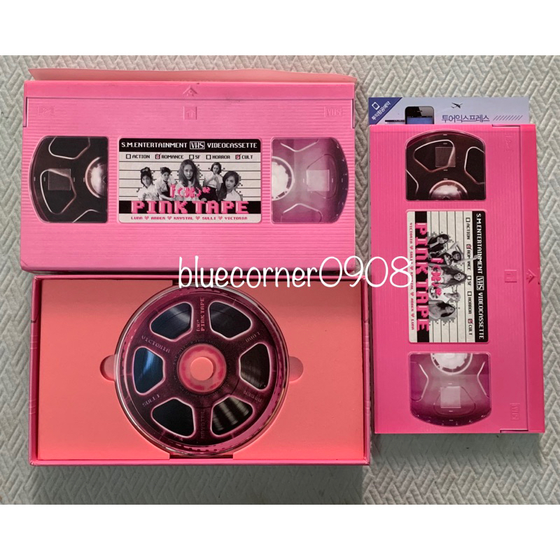 F(x) Pink Tape CD + Photobook + Card - Limited Edition