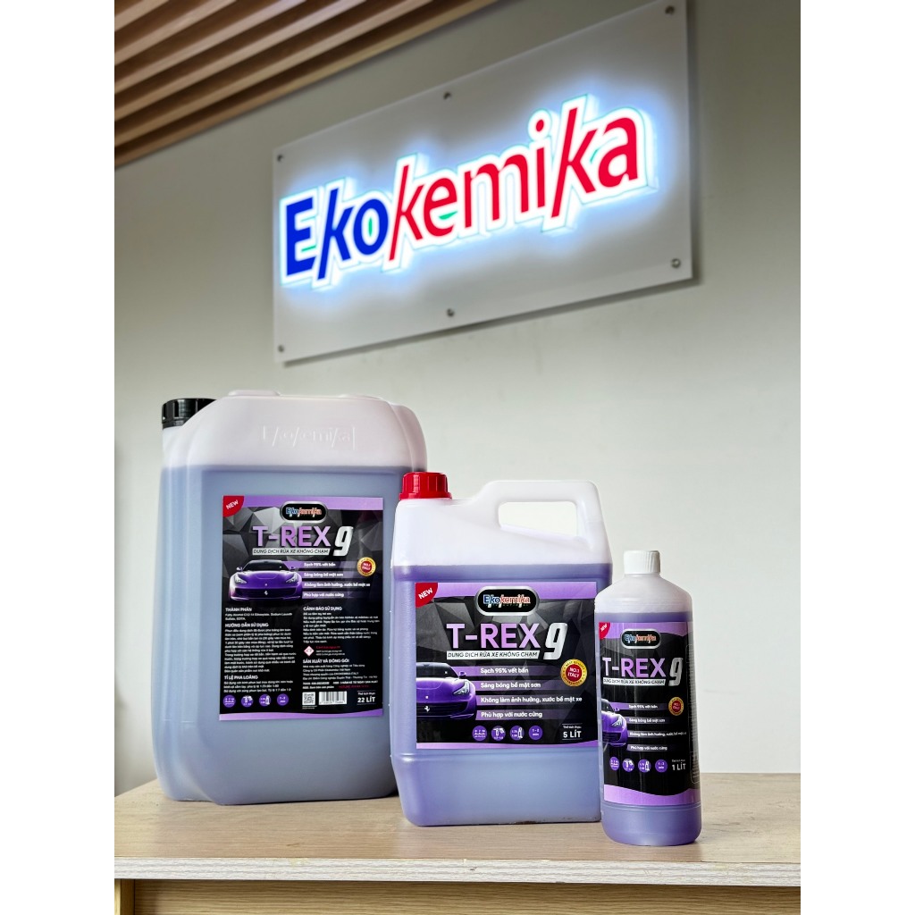 NƯỚC RỬA Ô TÔ - XE MÁY KHÔNG CHẠM ĐẶC BIỆT T-REX 9 EKOKEMIKA ITALY -1L