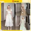 Set áo kiểu mix chân váy xoè phong cách Hàn Quốc, Set váy nữ dáng dài tiểu thư Hoadanbistore