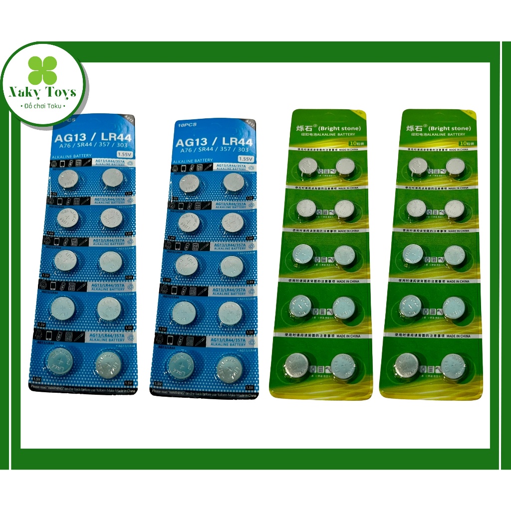 [Có sẵn] Pin cúc áo LR44 vỉ 2 viên/ 10 viên | Shopee Việt Nam