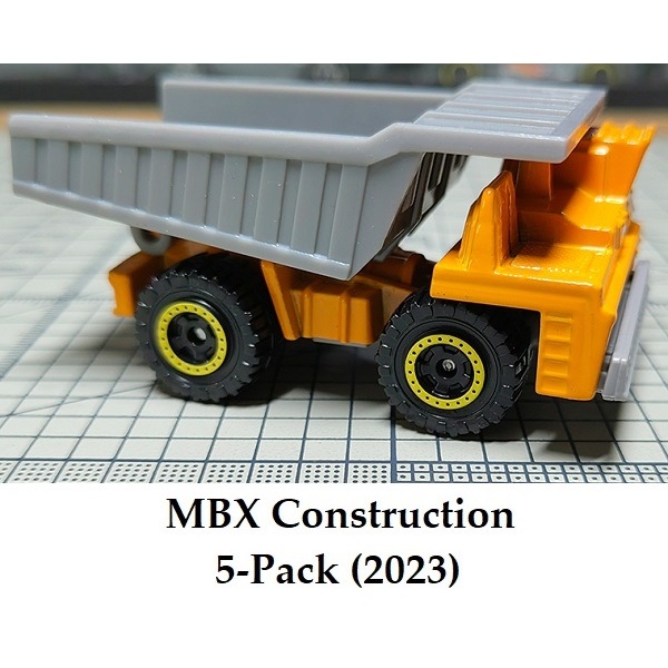 Matchbox MBX Construction Turf Hauler Dump Truck - 2017 Maroon & Gray 1:64 Scale Die-Cast