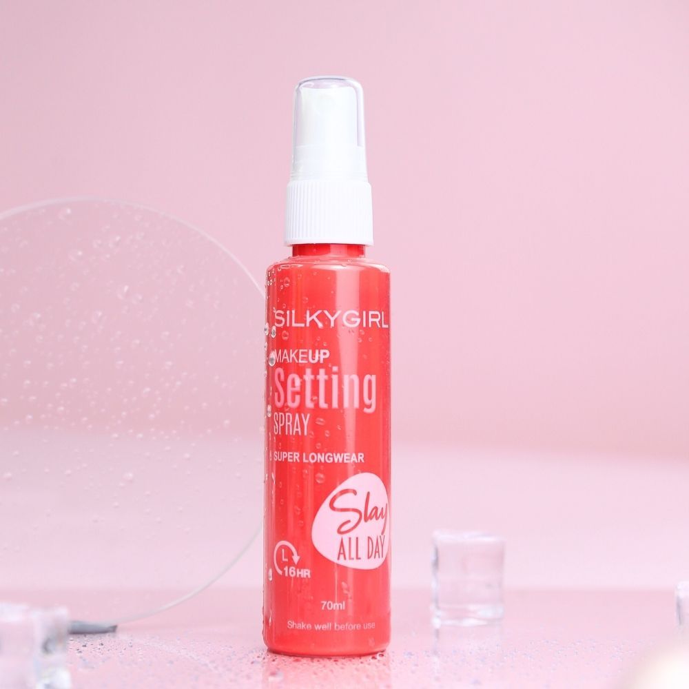 Ảnh Xịt Giữ Lớp Trang Điểm Lâu Trôi Silkygirl Makeup Setting Spray - Super Longwear 70ml 2