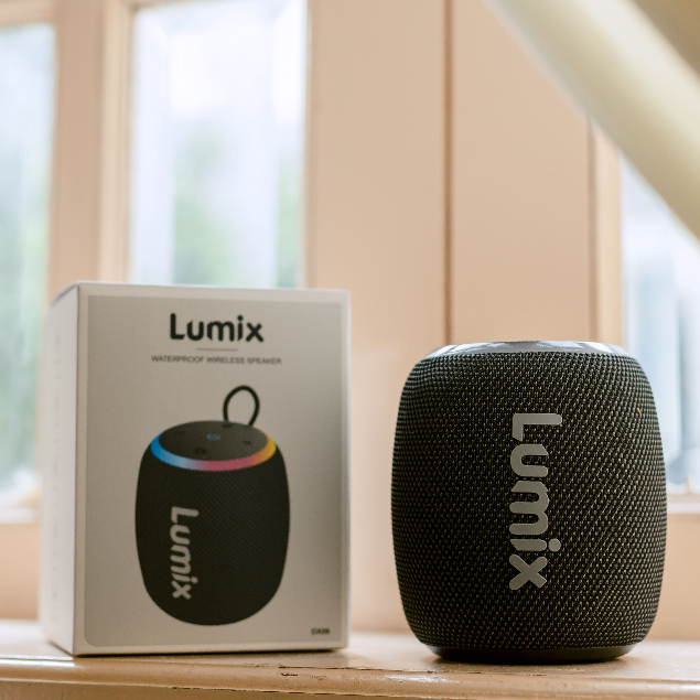 Ảnh Loa bluetooth Lumix Chính Hãng - âm thanh vòm 3D cùng âm thanh Hi-Fi, Bluetooth 5.3, kháng nước IPX7, Bảo hành 12 tháng 2