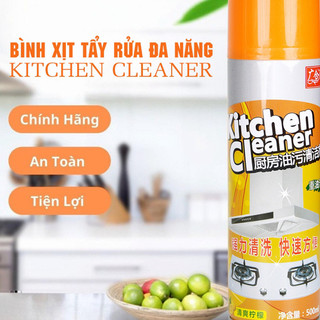 Bình xịt vệ sinh nhà bếp đa năng KITCHEN Cleaner, loại bỏ dầu mỡ và vết bẩn ngay lập tức, loại bỏ mảng bám siêu sạch đ
