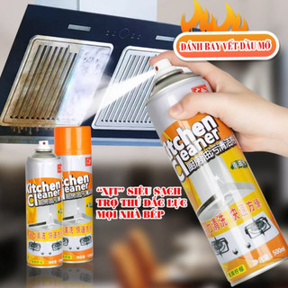 Bình xịt vệ sinh nhà bếp đa năng KITCHEN Cleaner, loại bỏ dầu mỡ và vết bẩn ngay lập tức, loại bỏ mảng bám siêu sạch đ
