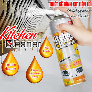 Bình xịt vệ sinh nhà bếp đa năng KITCHEN Cleaner, loại bỏ dầu mỡ và vết bẩn ngay lập tức, loại bỏ mảng bám siêu sạch đ