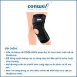 Đai cố định đầu gối - Bó gối đai dán không nẹp hỗ trợ khớp đầu gối co dãn đai thun bó đầu gối chính hãng Conwell 5750 — ảnh 3